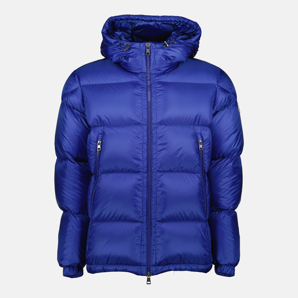 Moncler down jacket, Rivau blue jacket, men's outerwear, nylon jacket, Autumn-Winter 2025