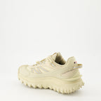 luxury sneakers, Moncler Trailgrip GTX, beige nubuck, waterproof footwear, Autumn-Winter 2024  
