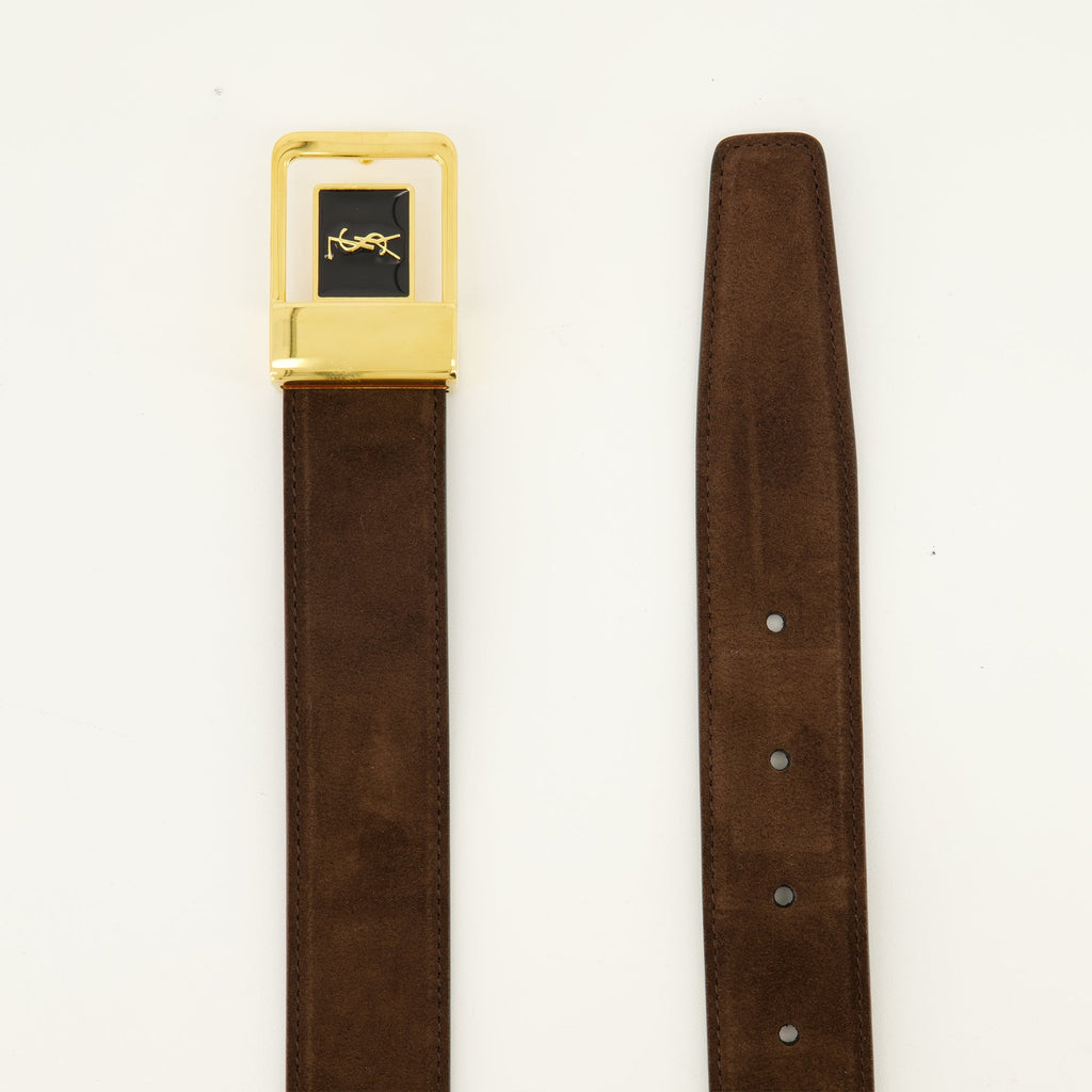 Ceinture 66 en Suède Marron