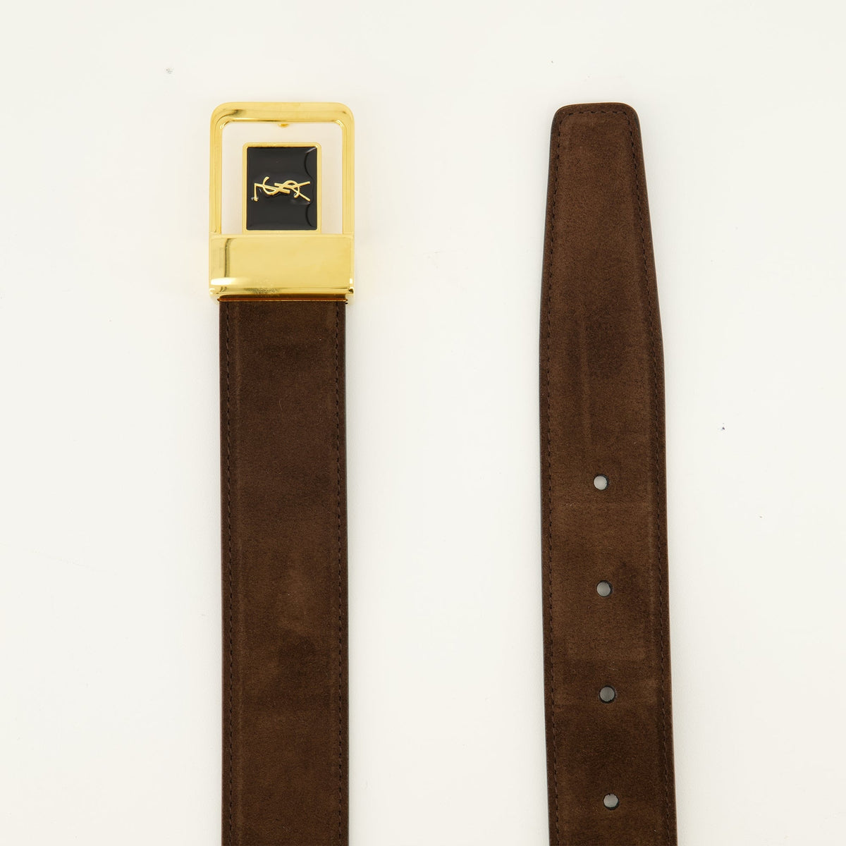 Ceinture 66 en Suède Marron