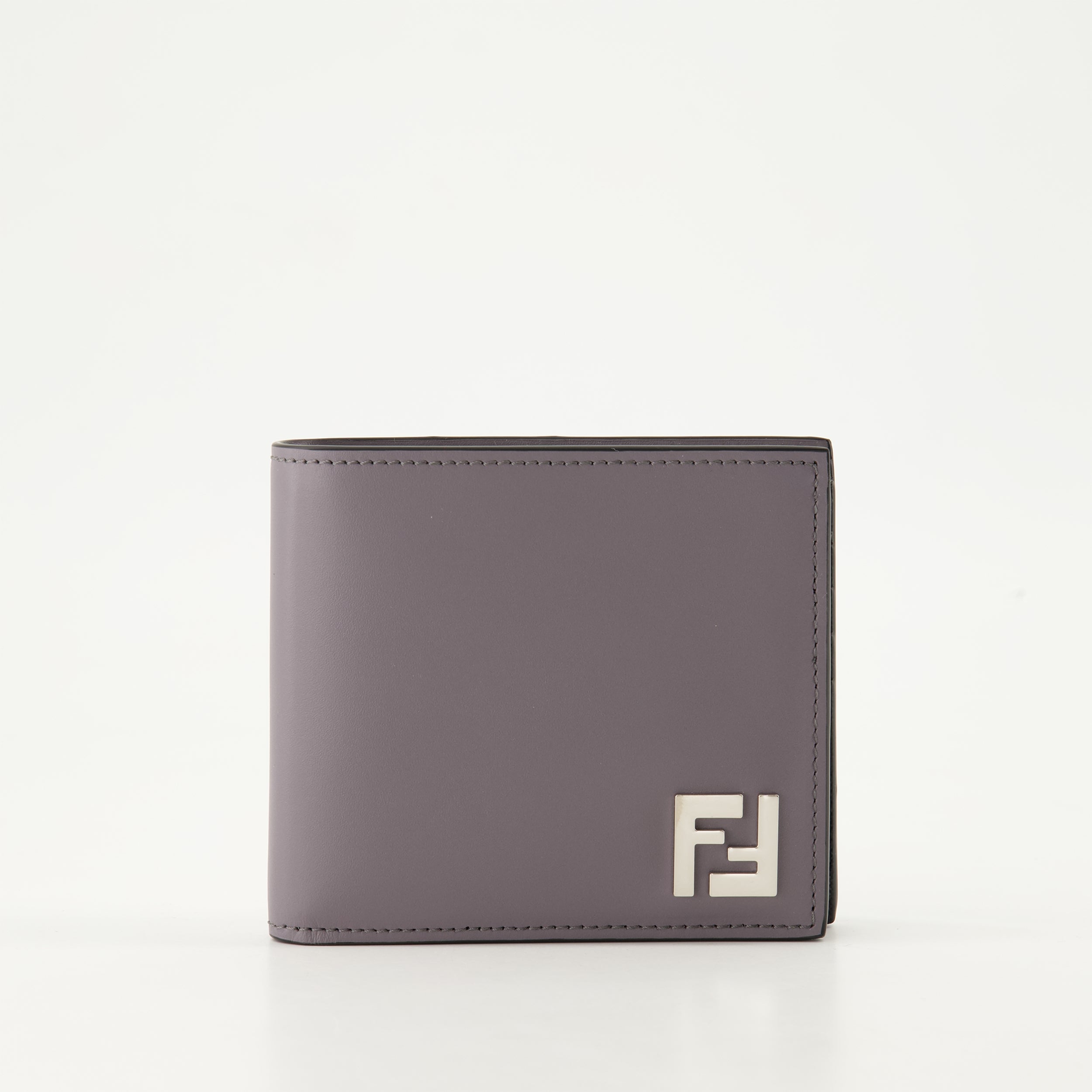 Compact FF Wallet in Gray Fendi Men WE IN STYLE