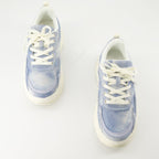 Immagine delle sneakers in denim Wave di Iro per donne - Stagione Primavera-Estate 2025 - Vista dall'alto del paio