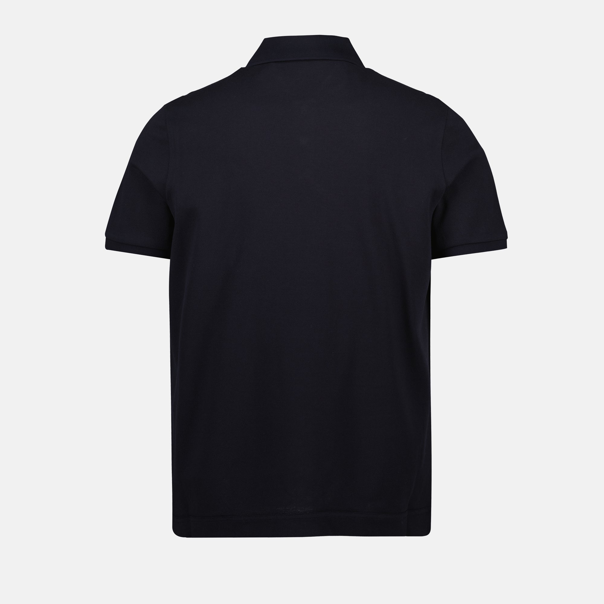 Moncler polo, navy logo polo, pique cotton polo, short sleeve polo, Men's apparel
