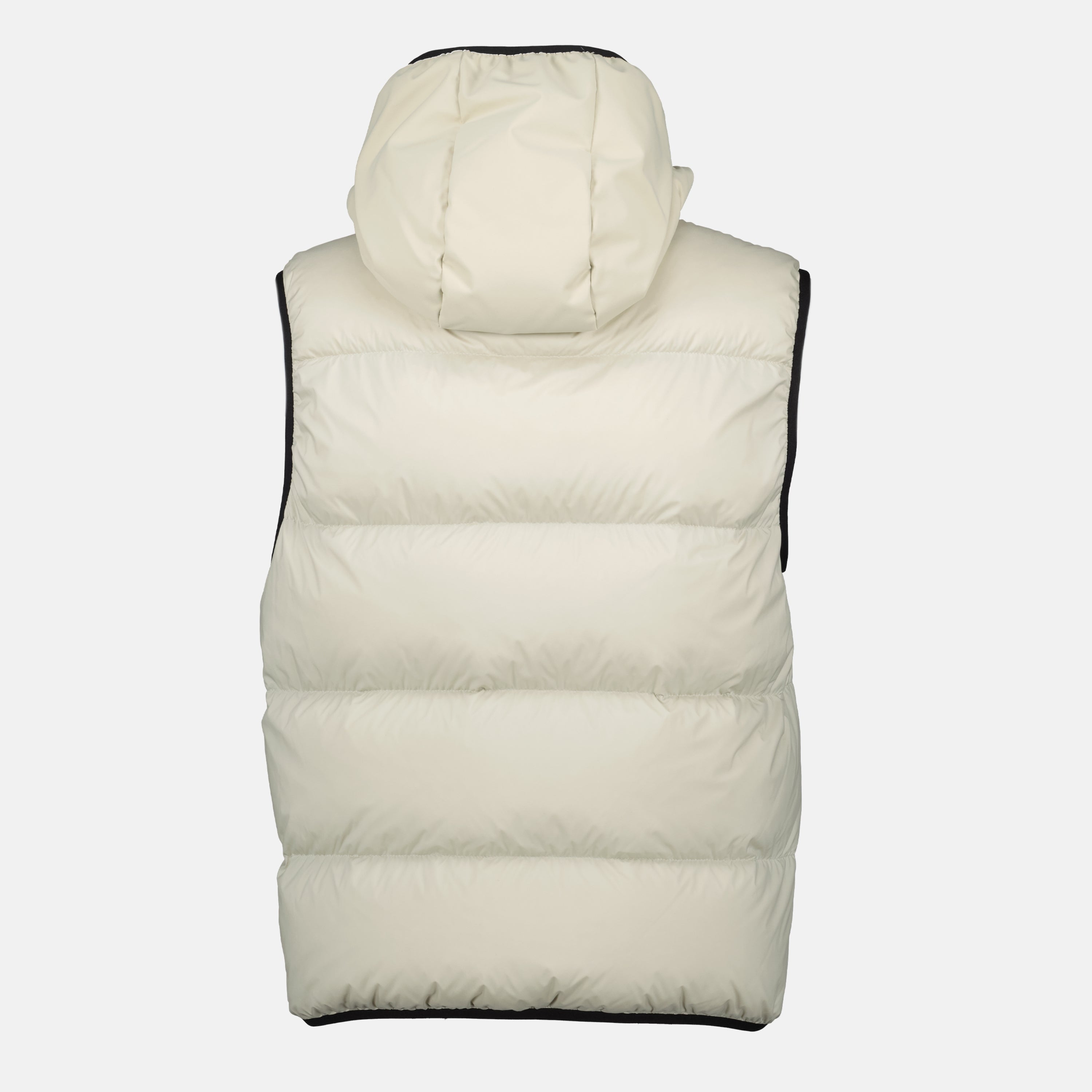 Moncler Guersac vest, beige down vest, luxury outerwear, men's vest, Autumn-Winter collection