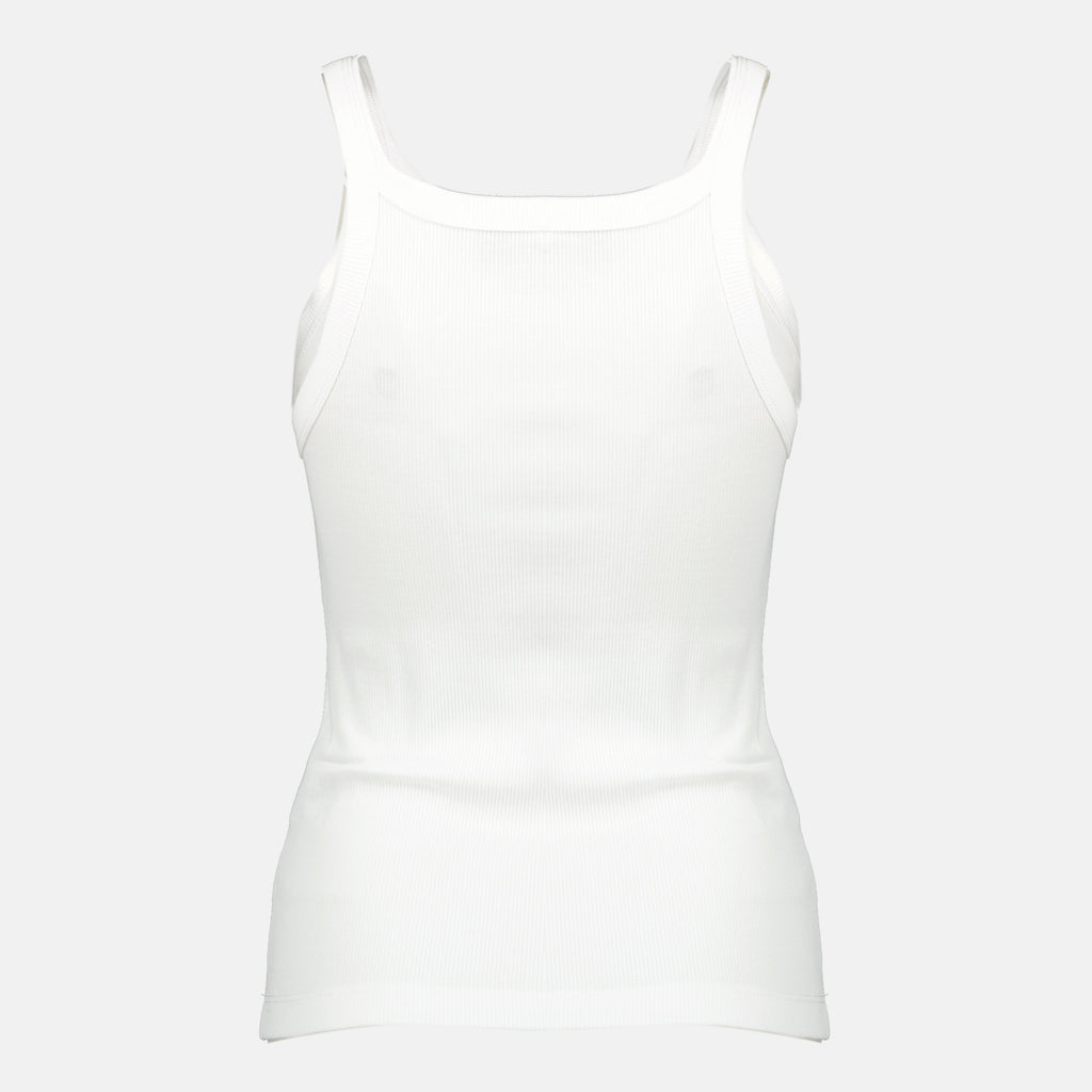 Image of Débardeur Fendi Roma Blanc by Fendi for Women - Season Spring-Summer 2026 - Back View