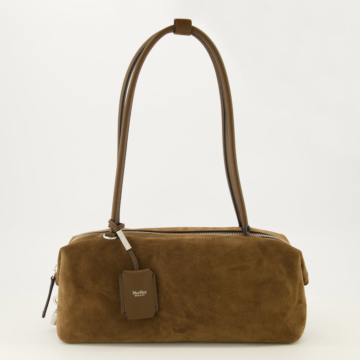 Mala Boston Horizontal em camurça
