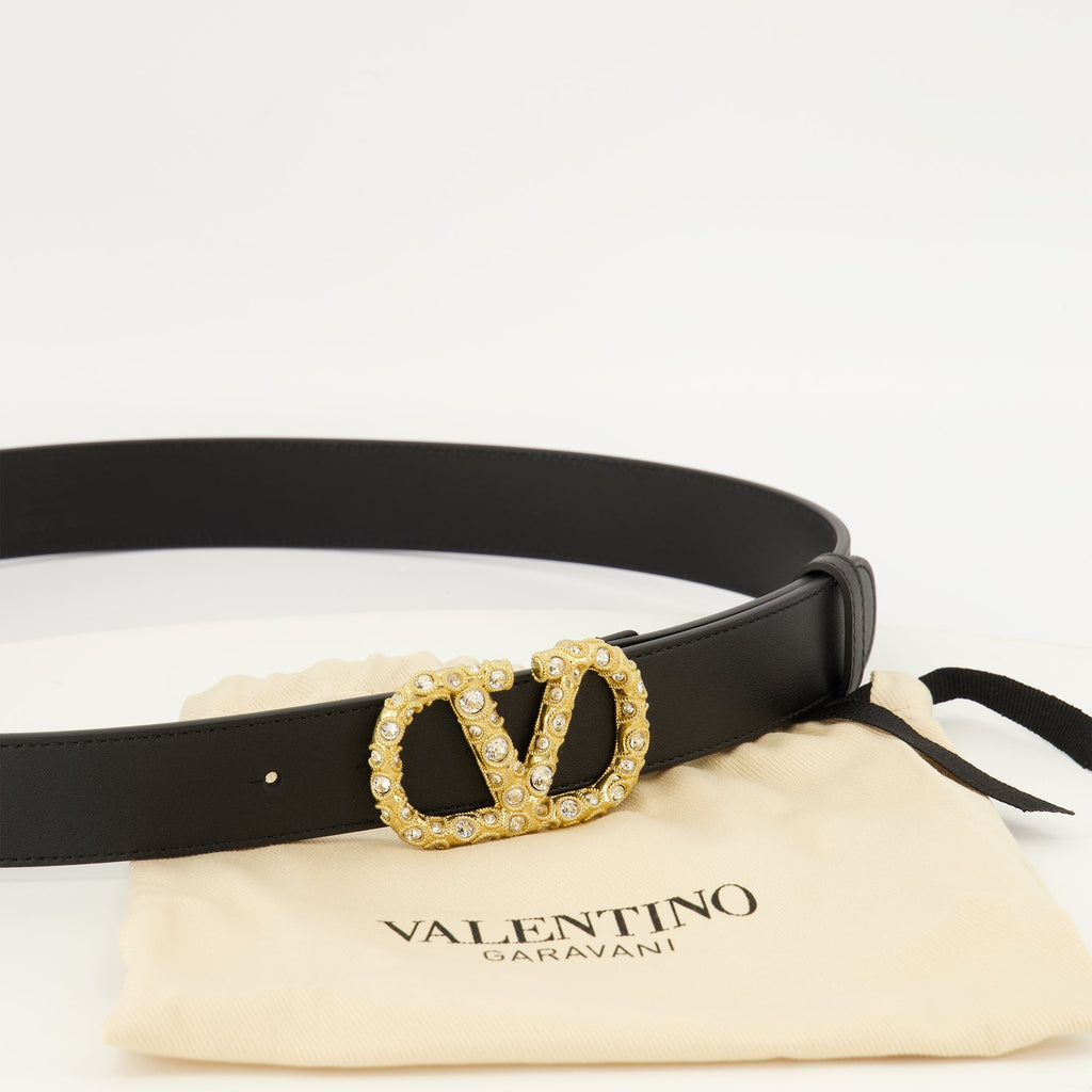 Vlogo Belt with Swarovski® Crystals