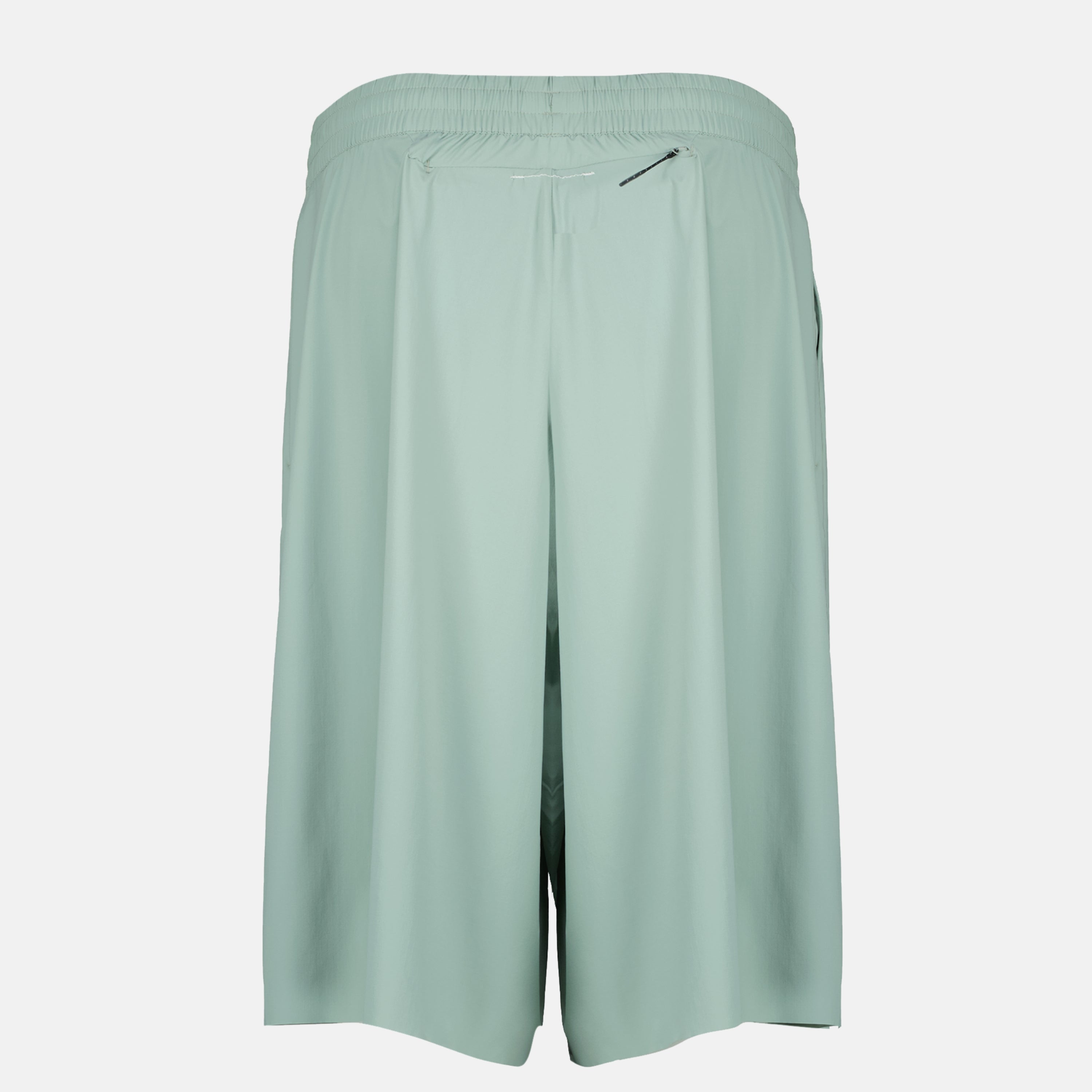 MM6 shorts, green sports shorts, oversized fit, nylon shorts, Spring-Summer collection