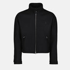 Bild einer Woll-Bomberjacke von Courrèges für Unisex - Saison Herbst-Winter 2024 - Vorderansicht