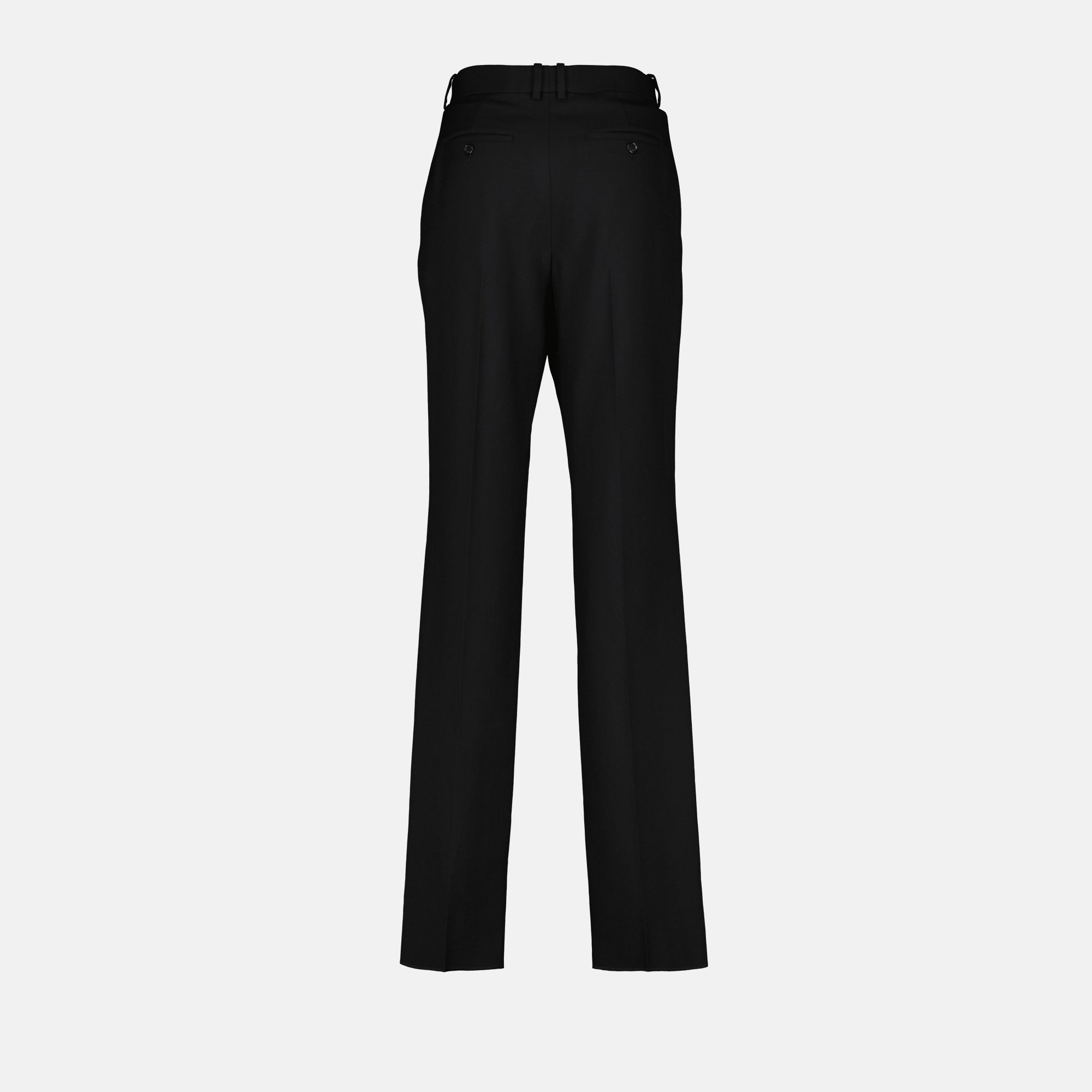 Saint Laurent, wool trousers, black trousers, wide cut pants, Fall-Winter collection