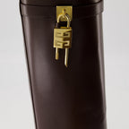 Givenchy, Shark Lock boots, brown leather boots, luxury footwear, designer boots