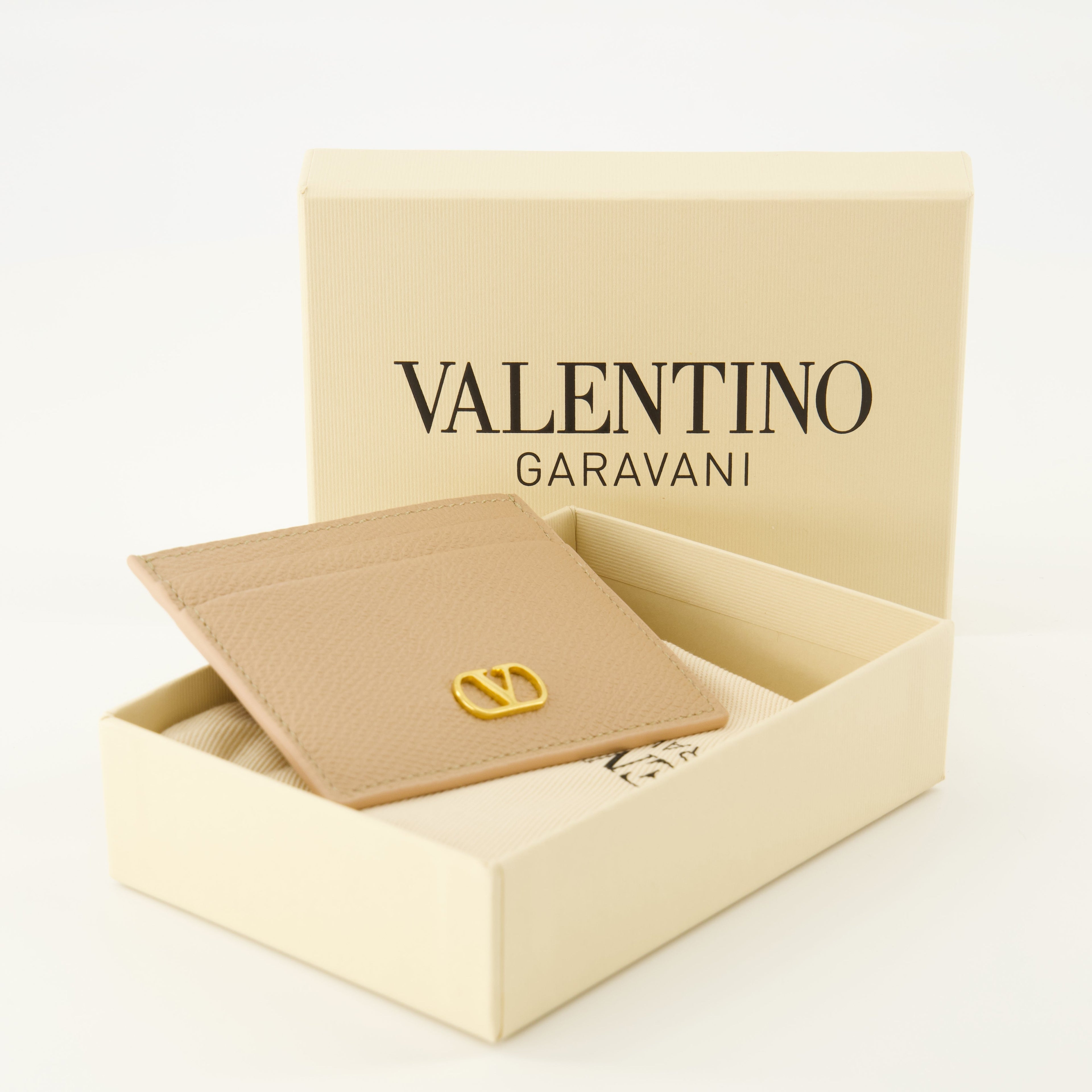Porte-cartes en cuir Vlogo
