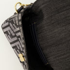 Fendi baguette bag, mini denim bag, luxury accessories, designer handbags, 2025 fashion collection