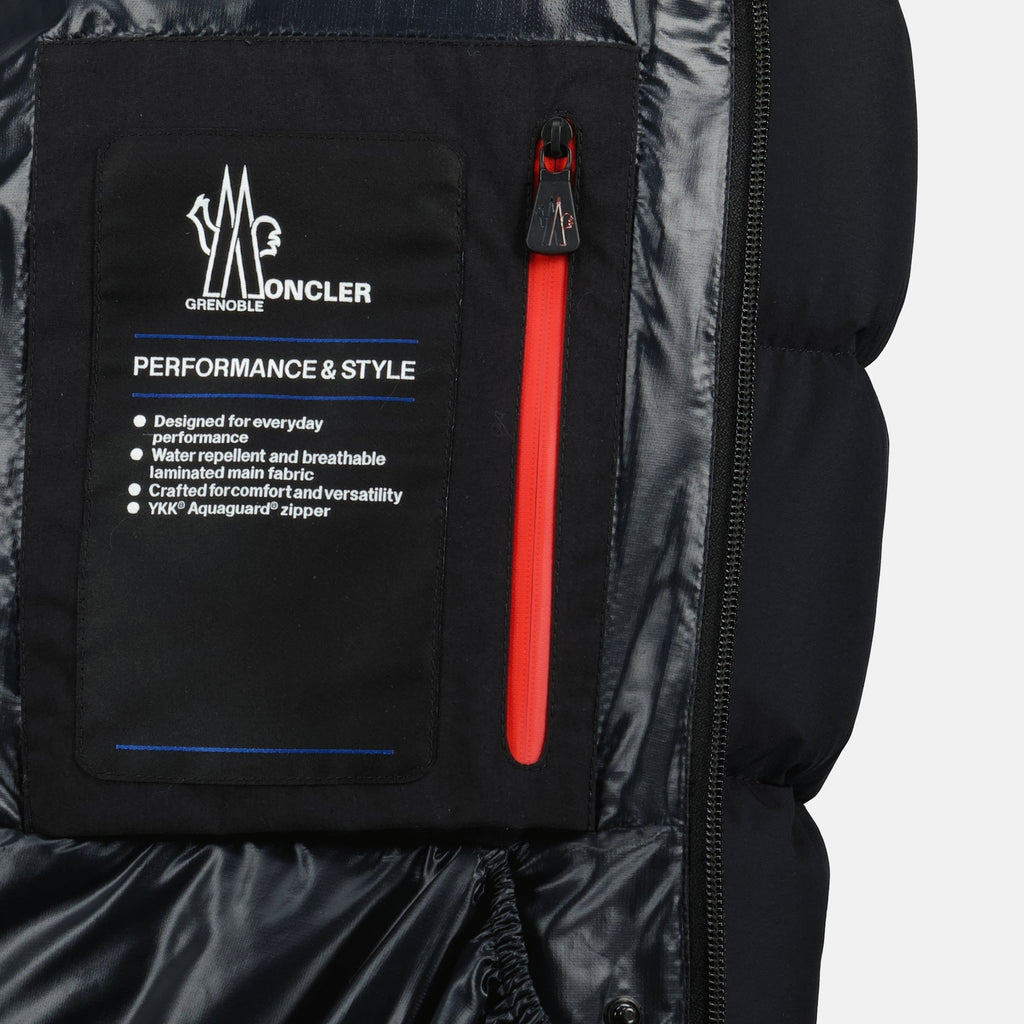 Moncler Grenoble, down jacket, winter outerwear, functional fashion, nylon jacket