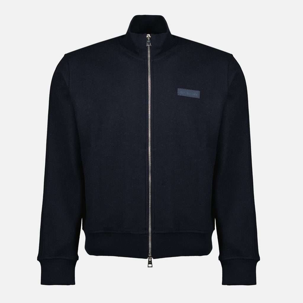 Givenchy jacket, wool and cashmere jacket, zipped jacket, designer outerwear, Fall-Winter collection