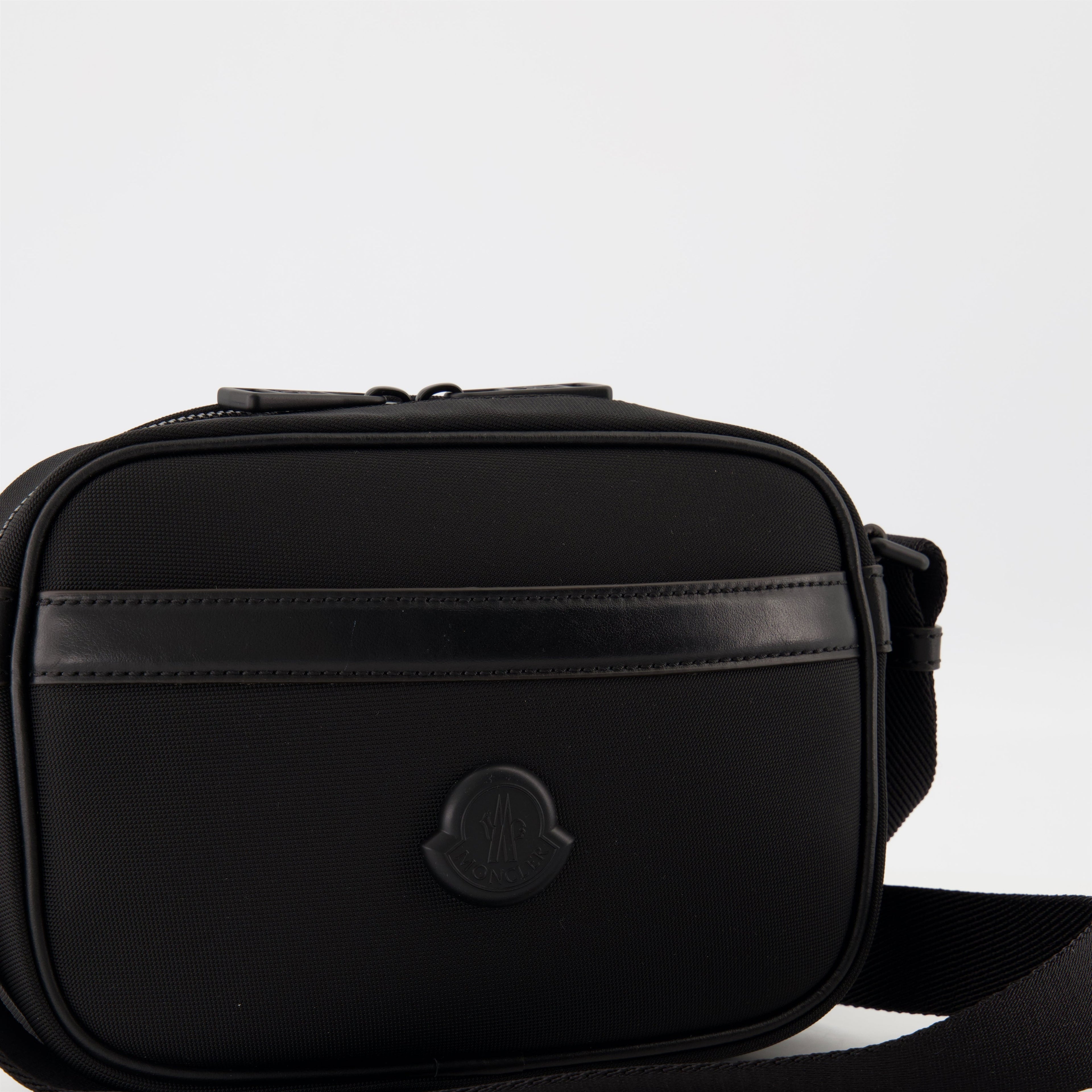 Crossbody bag, Waterproof nylon bag, Moncler accessories, Adjustable shoulder bag, Fashion bags