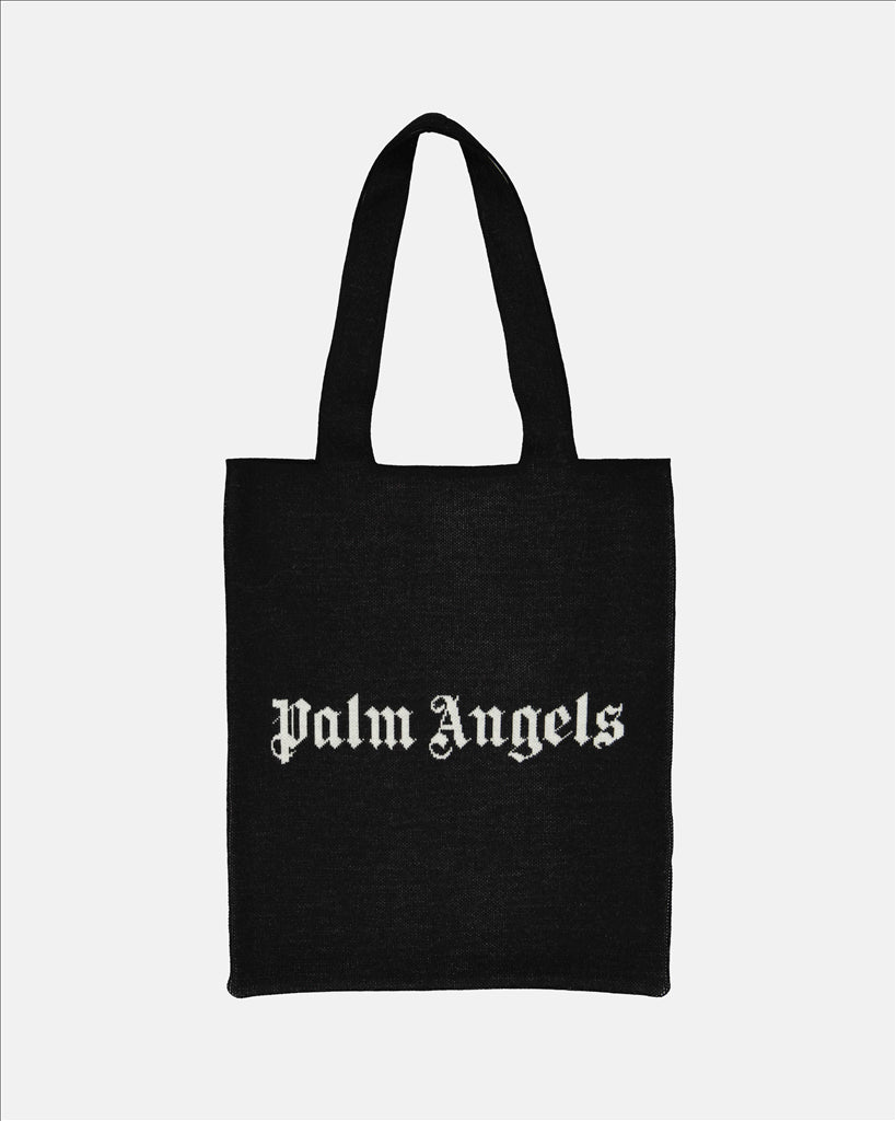 Palm Angels tote bag, luxury tote bag, unisex fashion, black tote bag, high-end accessories