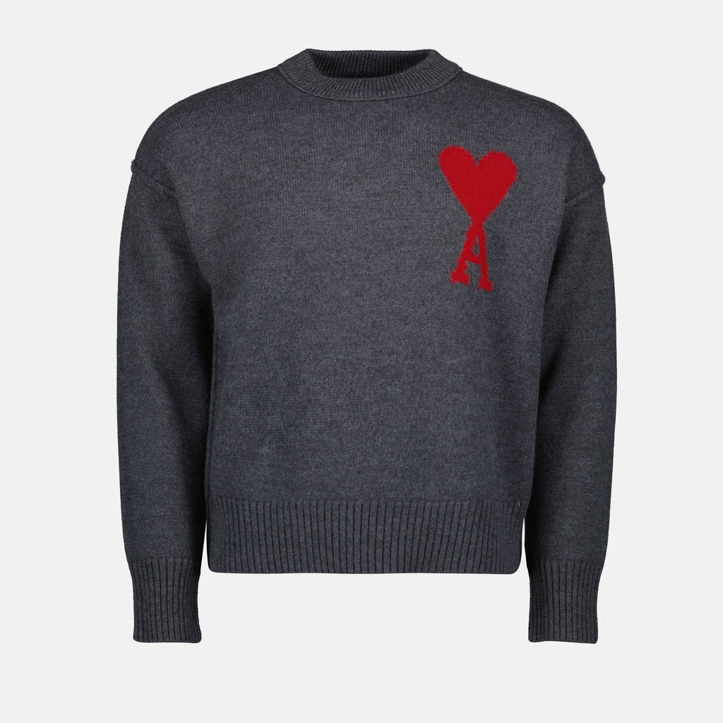 Ami de Coeur, knit sweater, wool sweater, crew neck sweater, unisex fashion