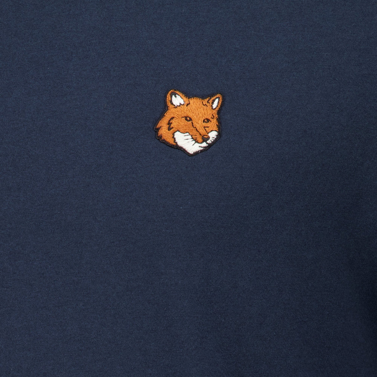 Camiseta Fox de algodón azul marino