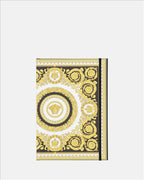 Versace notebook, Barocco Gold, luxury stationery, high-end notebook, Versace accessories
