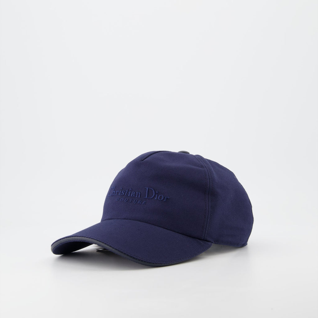 Dior, Embroidered Blue Cap, Luxury Men's Accessories, High-End Fashion, Designer Caps