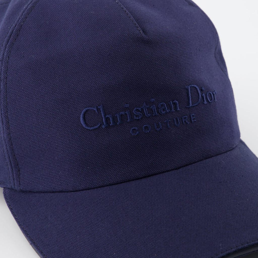 Dior, Embroidered Blue Cap, Luxury Men's Accessories, High-End Fashion, Designer Caps