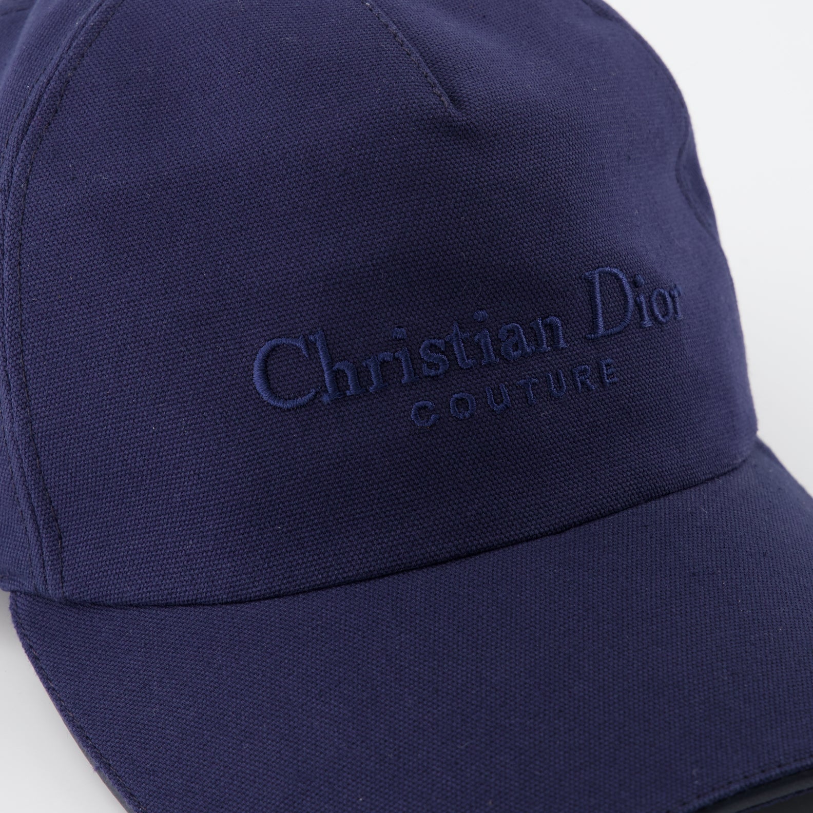 Dior, Embroidered Blue Cap, Luxury Men's Accessories, High-End Fashion, Designer Caps
