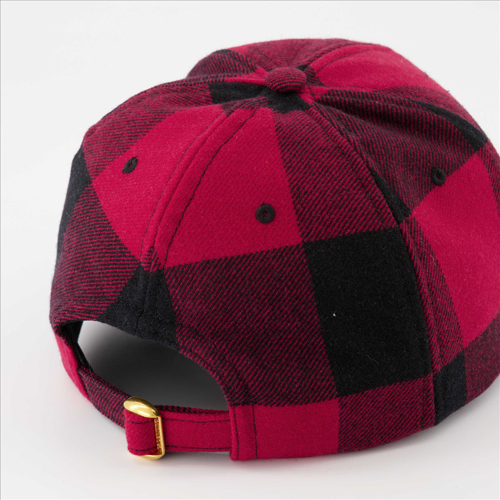 Valentino Cap, VLogo, Checkered, Luxury, Men's Accessory