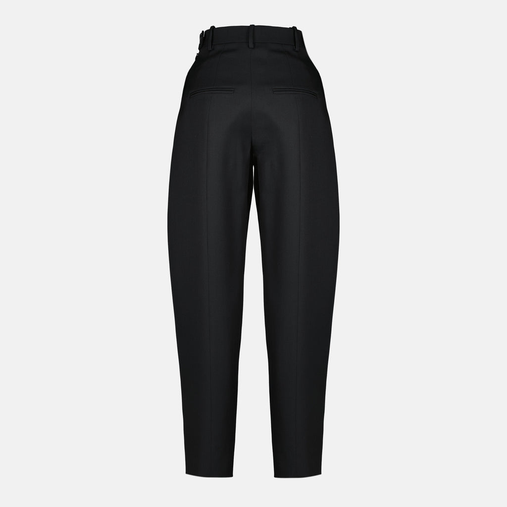 Khaite, black pants, women's fashion, wide cut trousers, spring-summer 2026