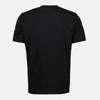 Image of Black Logo T-Shirt by Moncler for Men - Season Autumn-Winter 2025 - Product detail view 1