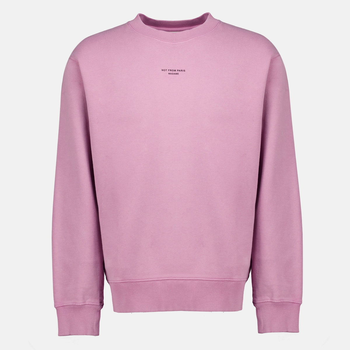 Rosa Sweatshirt mit Slogan
