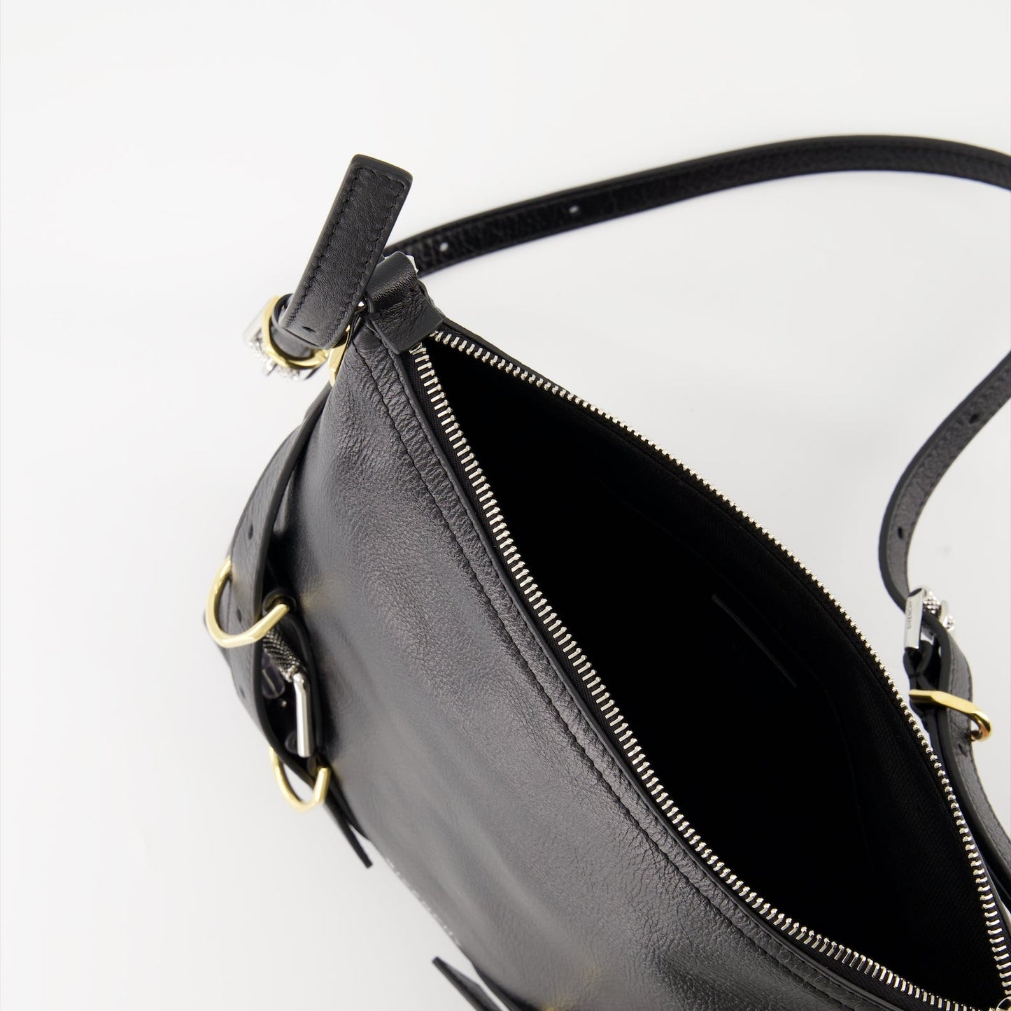   luxury shoulder bag, leather bag, Givenchy bag, black shoulder bag, adjustable strap bag