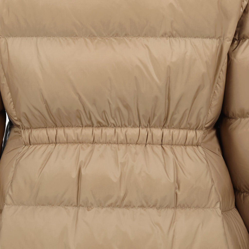 Moncler down jacket, long down coat, Autumn-Winter 2025, women's outerwear, brown jacket