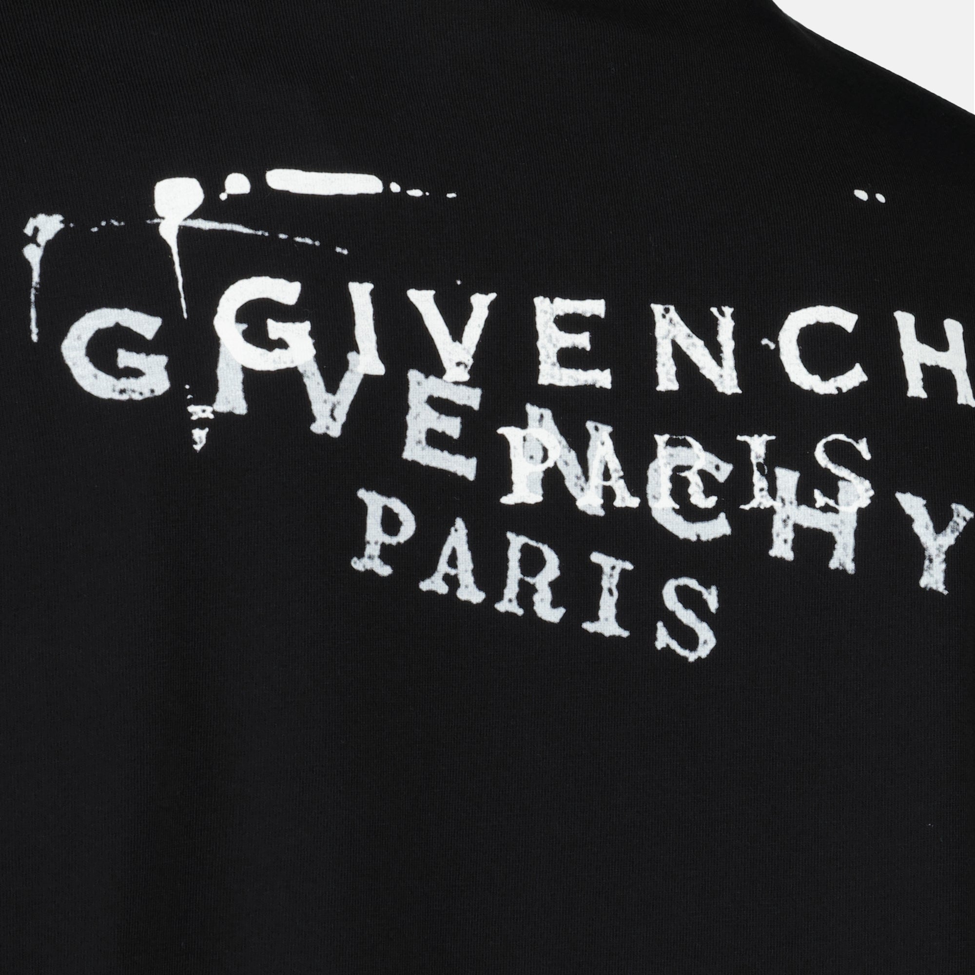 Givenchy T-Shirt, black cotton t-shirt, short sleeve t-shirt, men's casual wear, designer apparel
