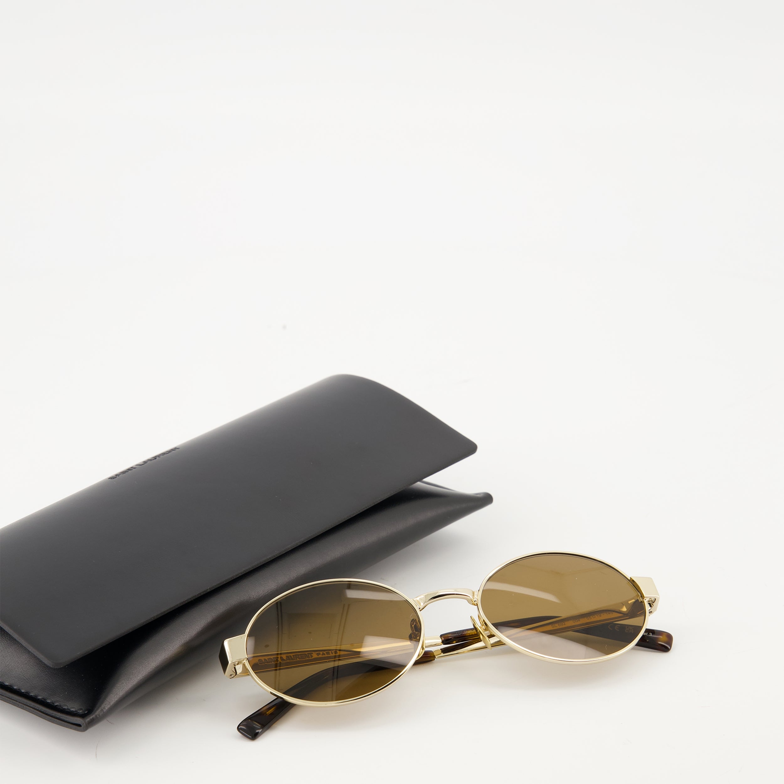 SL 692 sunglasses, Saint Laurent eyewear, gold sunglasses, UVA UVB protection, luxury sunglasses