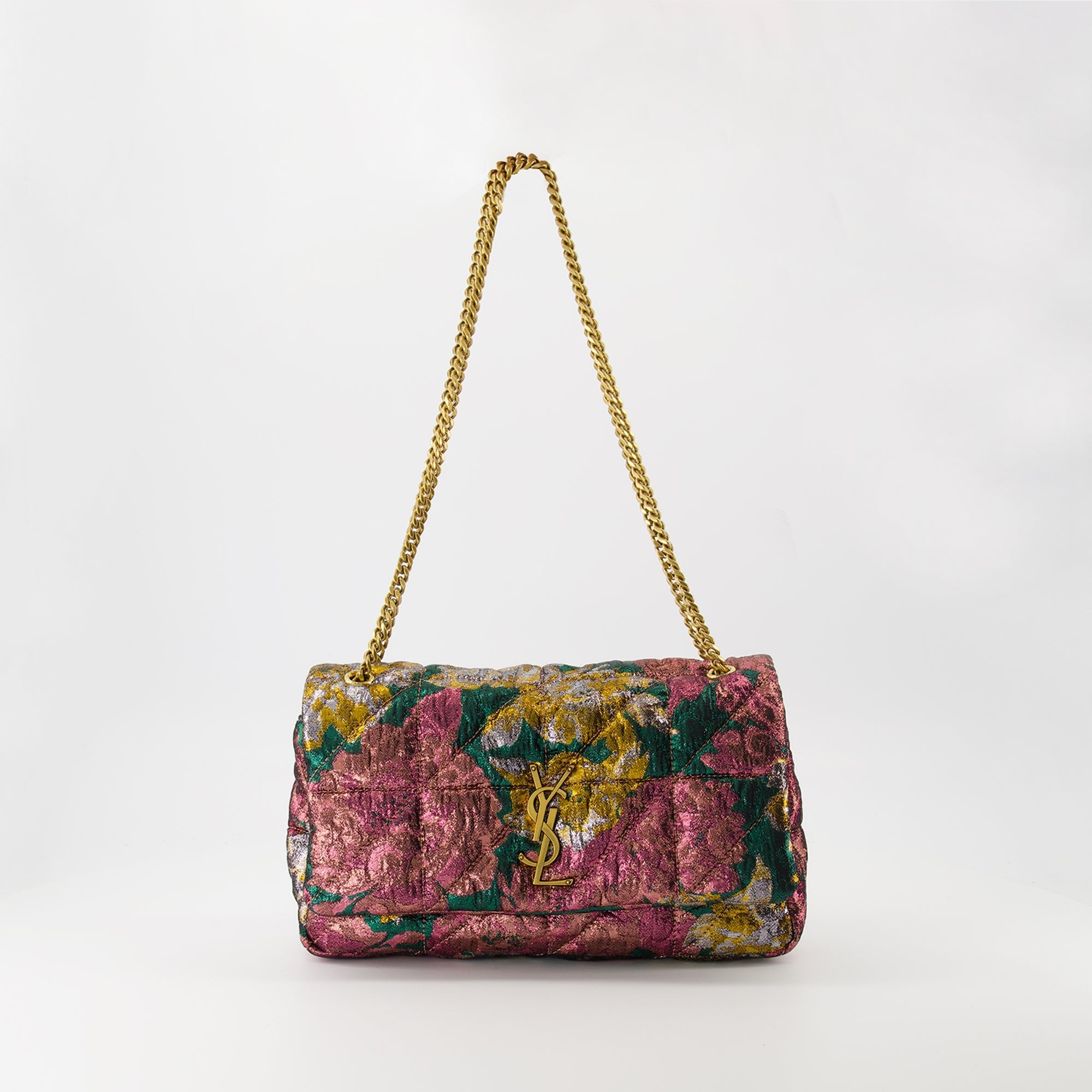 Saint Laurent bag, Jamie medium bag, brocade accessory, fashion handbag, luxury accessory