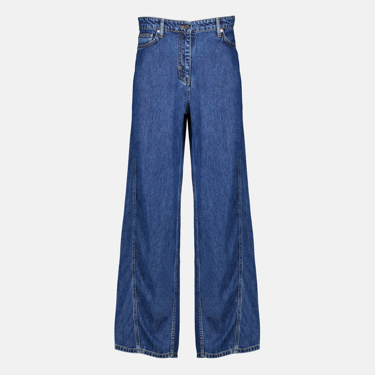 Fluid Jean in Dark Blue Denim
