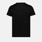 Bild des schwarzen Logo-T-Shirts von Moncler für Männer - Saison Herbst-Winter 2025 - Rückansicht