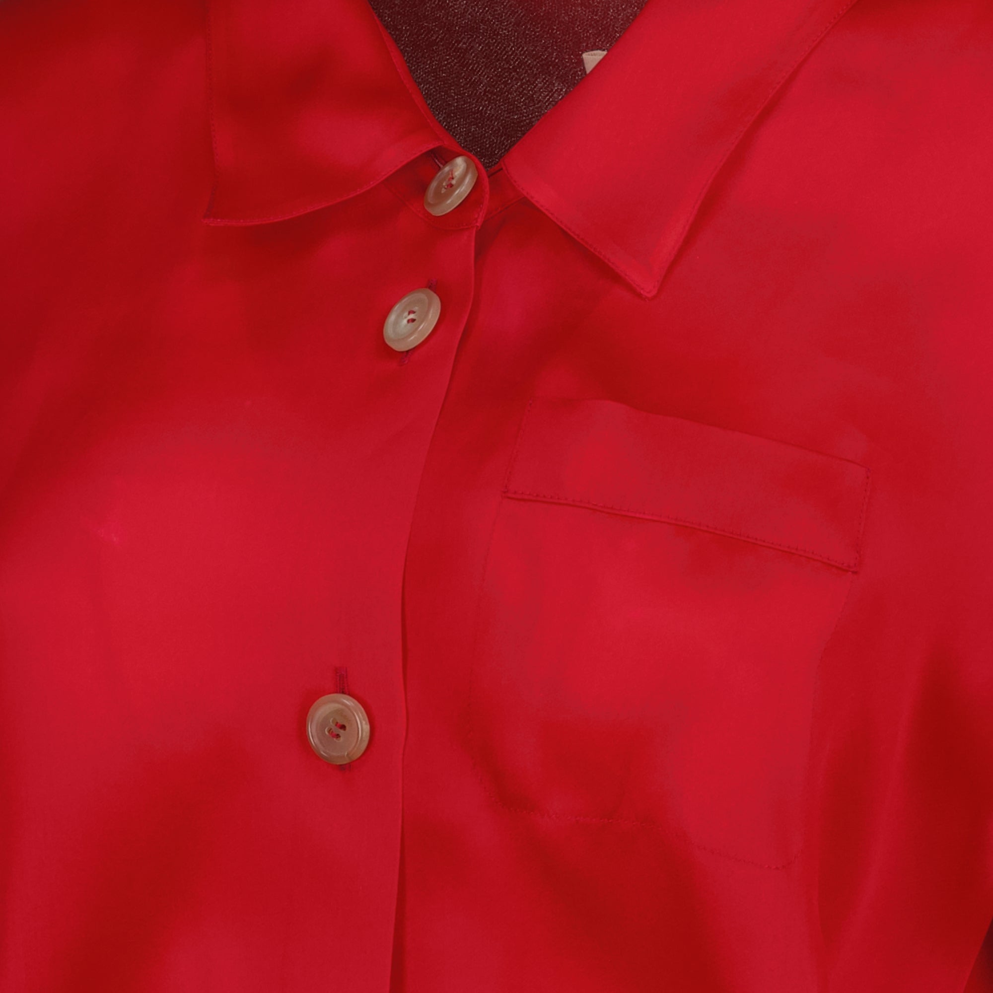 Effy red dress, Khaite dress, cotton-silk dress, red dress, elegant dress