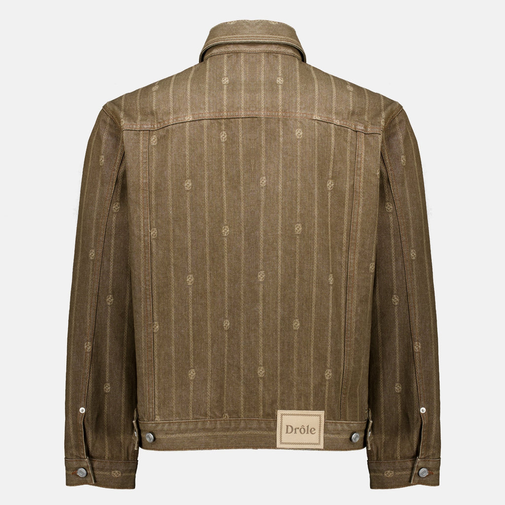 Monogram Denim Jacket - Drôle de Monsieur