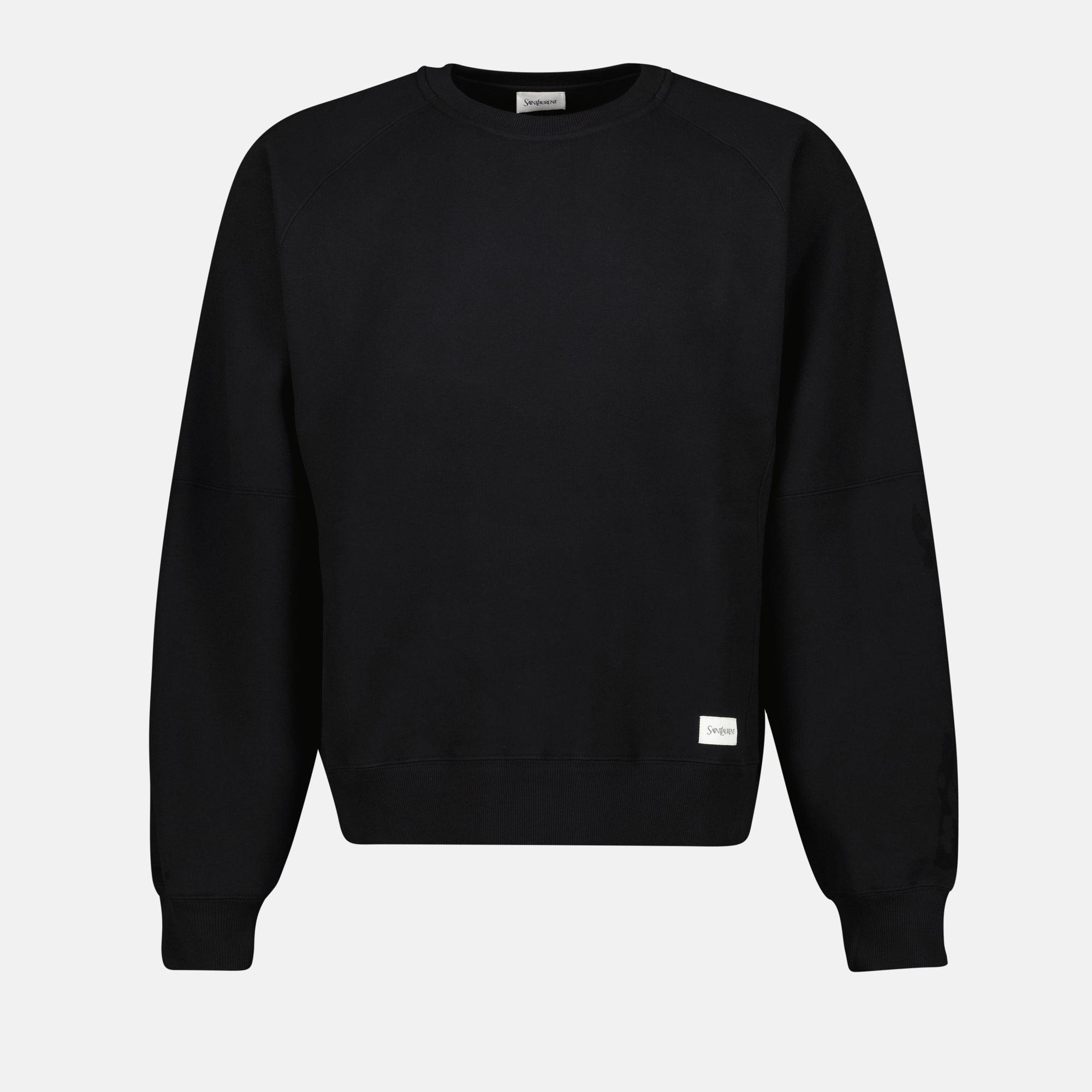 sweatshirts de algodão preto