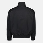 Image d'une veste bomber en nylon noir de Fendi pour hommes - Saison Automne-Hiver 2025 - Vue de dos