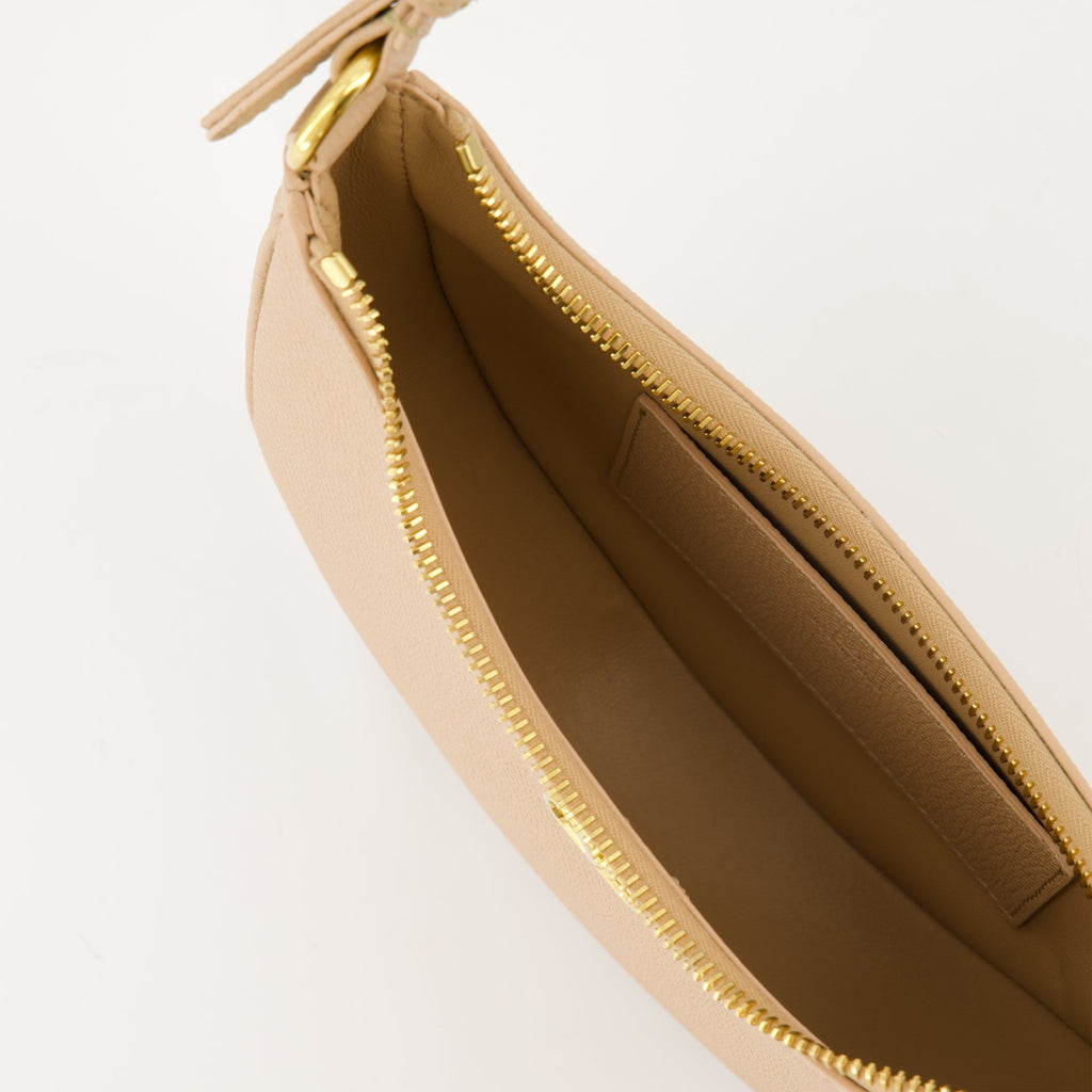 Hobo Bag, Valentino, Leather Handbag, Beige Bag, Designer Accessories