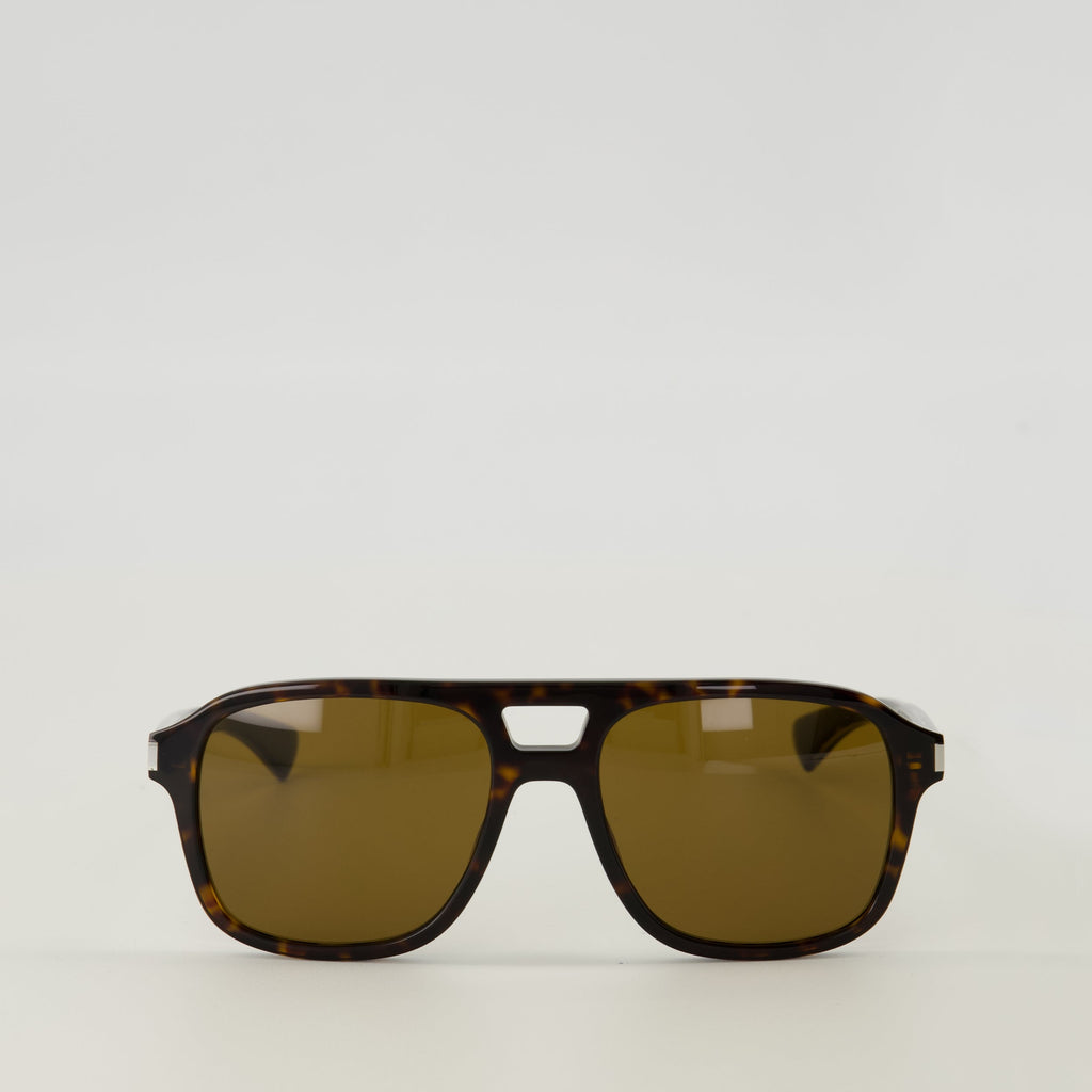 Image of SL881 Brown Sunglasses by Saint Laurent for Men - Season Spring-Summer 2026 - Front View