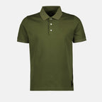 Imagen del Polo de Algodón Clásico de Fendi para Hombres - Temporada Otoño-Invierno 2024 - Vista Frontal