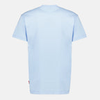 T-Norm ブルー コットン Tシャツ