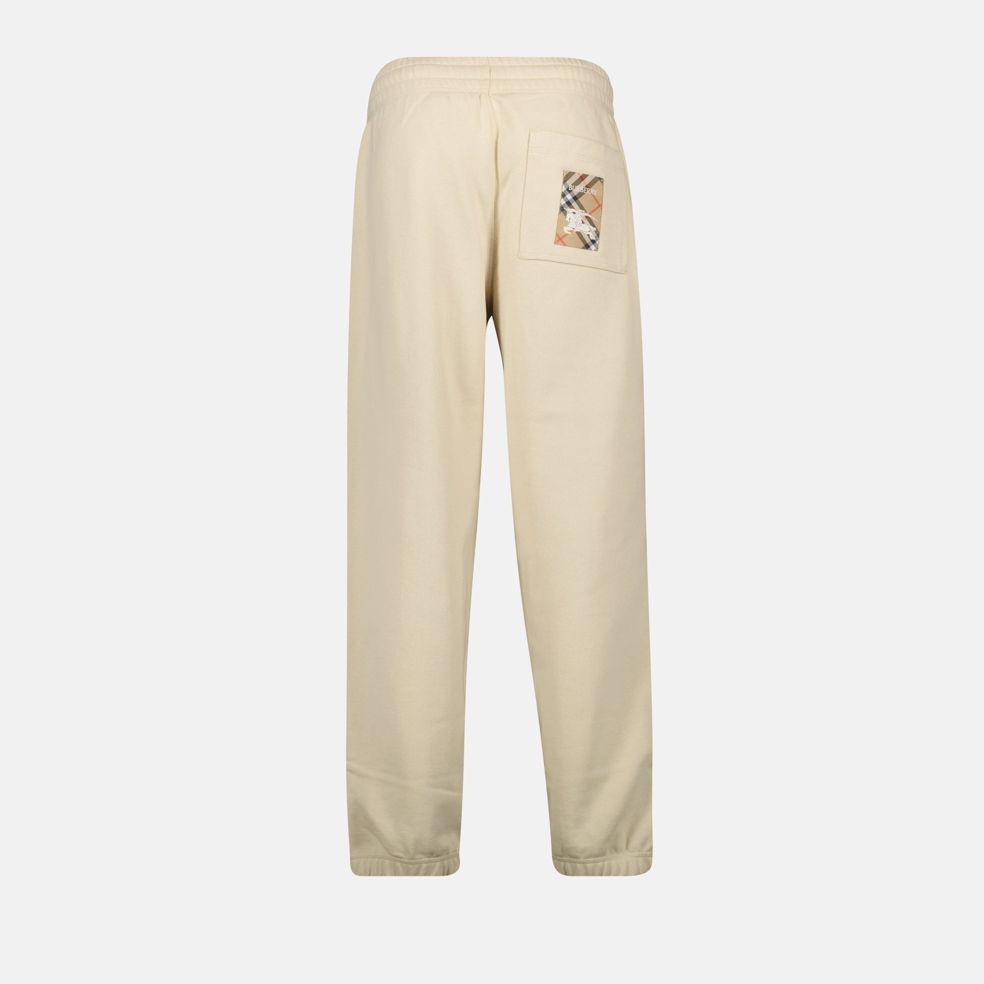 Cavalier jogging pants, cotton pants, beige jogging, luxury fashion, Burberry collection
