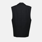 블랙 슬리브리스 블레이저