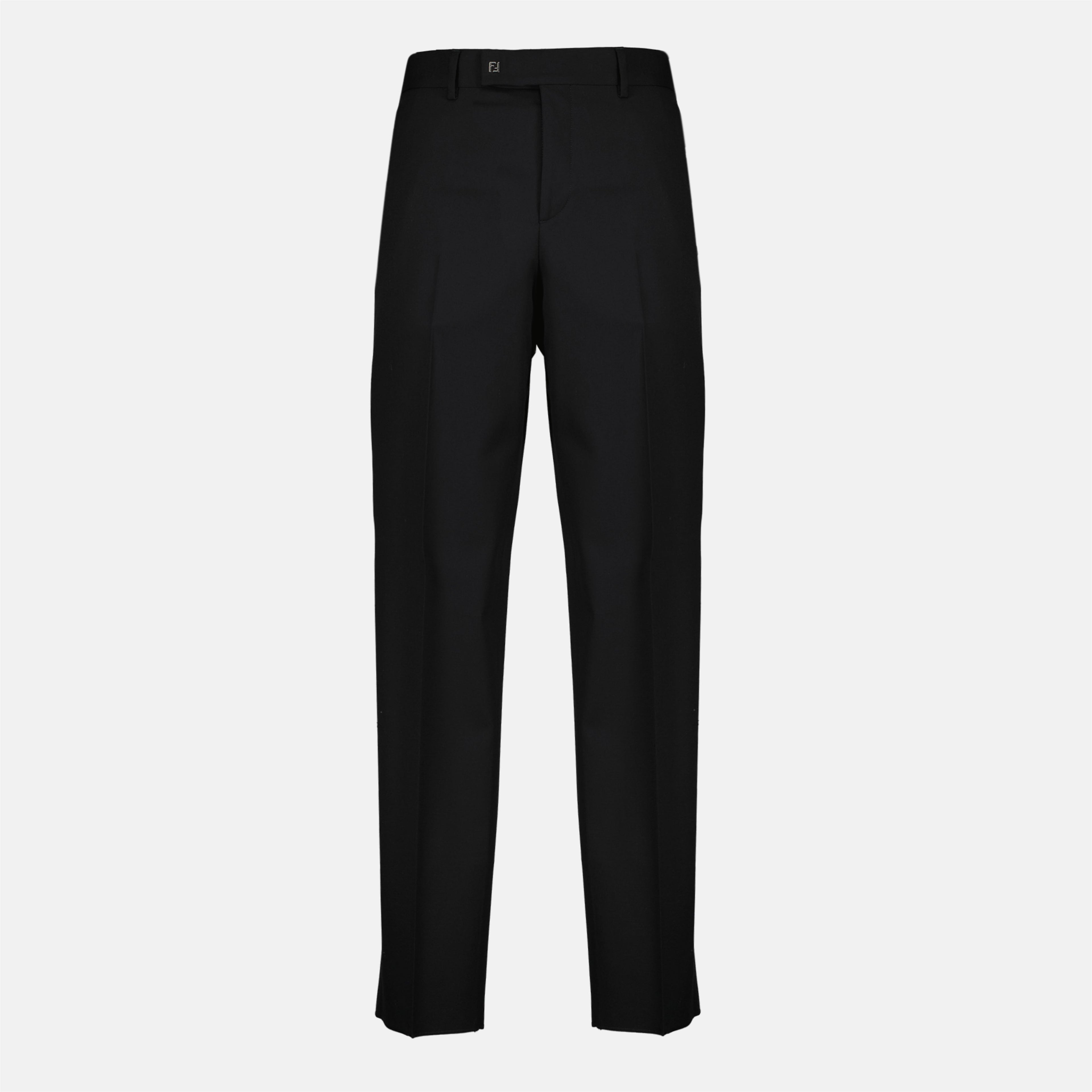 Fendi trousers, black wool trousers, autumn-winter fashion, men's fashion, designer trousers