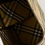 Plaid tote bag, Hobo bag, Burberry Autumn-Winter 2024, Vintage check bag, Luxury accessories
